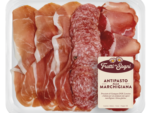 Antipasto alla Marchigiana — Prosciutto Carpegna DOP, Lonzino, Salame