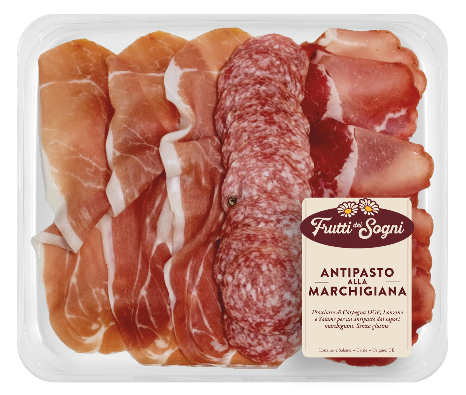 Antipasto alla Marchigiana — Prosciutto Carpegna DOP, Lonzino, Salame